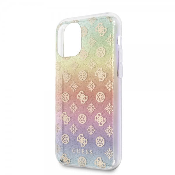 Guess iPhone 11 Pro Max -kuori Iridescent Cover monivärinen