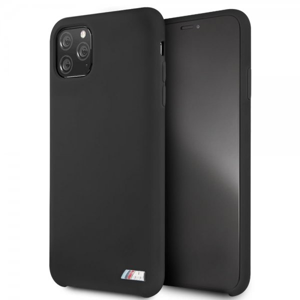 BMW iPhone 11 Pro Max -kuoret logolla, musta