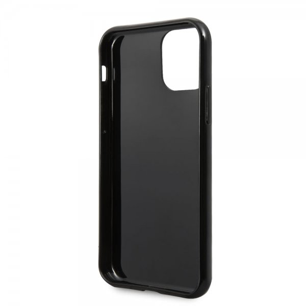 Guess iPhone 11 Pro Max -kuori, Solid Glitter Cover, musta