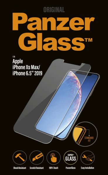 PanzerGlass iPhone Xs Max/11 Pro Max -näytönsuoja, Standard Fit