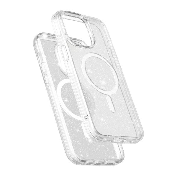 Rvelon iPhone 11 Pro Kuori Glitter MagSafe Läpinäkyvä