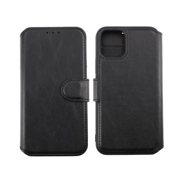 Rvelon iPhone 11 Pro -suojakuori, taitettava korttipaikka, musta