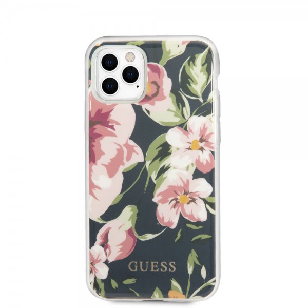 Guess iPhone 11 Pro Kuori Flower Edition N.3 Navy