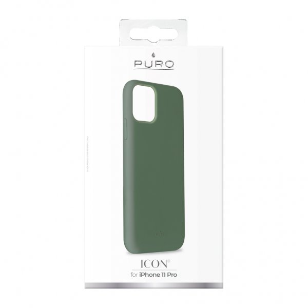 Puro iPhone 11 Pro Kuori Icon Vihreä
