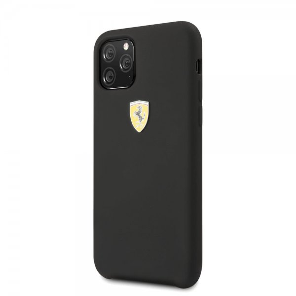 Ferrari iPhone 11 Pro Kuori logolla, musta