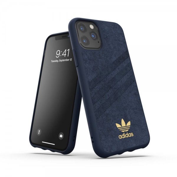 Adidas iPhone 11 Pro Kuori OR Moulded Case Ultrasuede FW19 Collegiate Royal