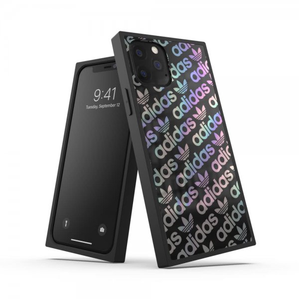 Adidas iPhone 11 Pro Kuori OR Square Case FW19 Musta Holographic