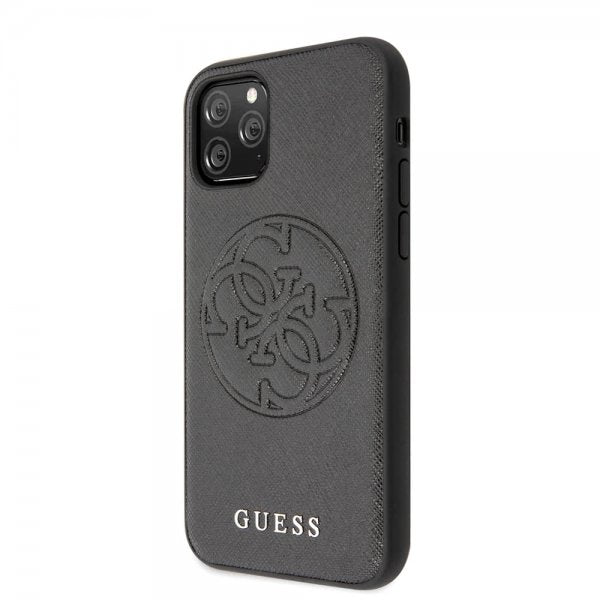 Guess iPhone 11 Pro Kuori Saffiano Suojus Musta