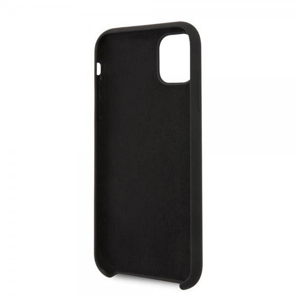 Guess iPhone 11 Pro Kuori Silikonikansi Vintage Musta