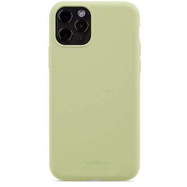 holdit iPhone 11 Pro -kuori silikoni kiwi