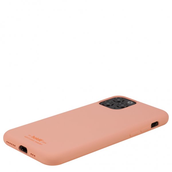 holdit iPhone 11 Pro Kuori Silikoni Pink Peach
