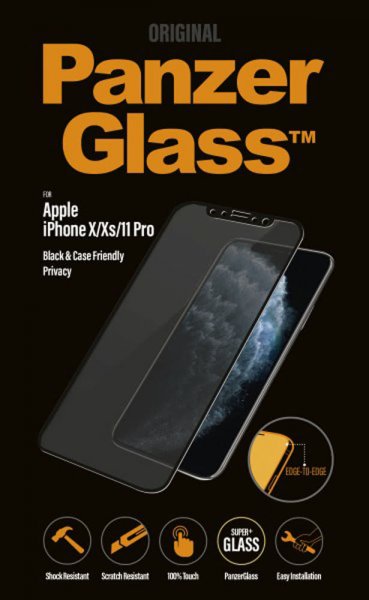 PanzerGlass iPhone X/Xs/11 Pro Näytönsuoja CaseFriendly Privacy