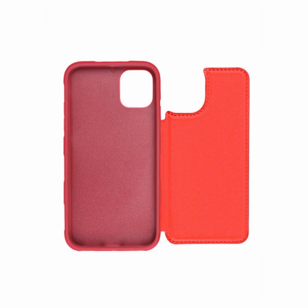 iPhone 11 Pro -suojakuori, taitettava korttipidike, punainen