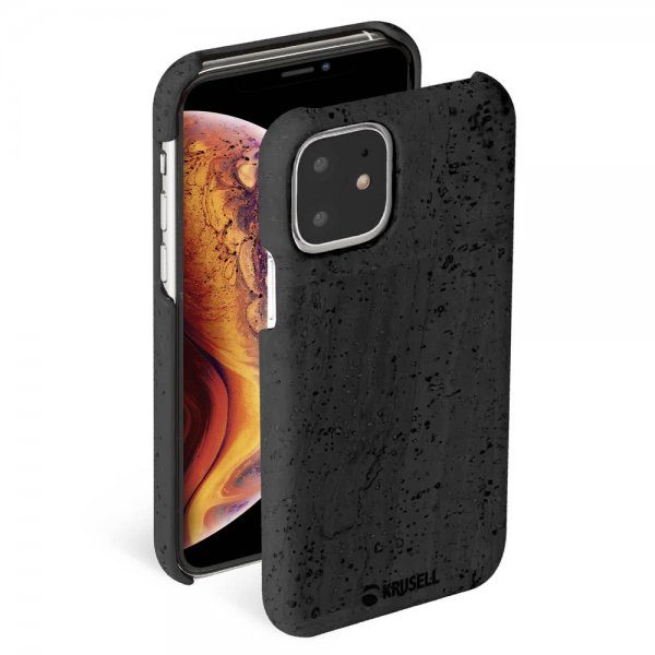 Krusell iPhone 11 -suojakuori Birka, musta