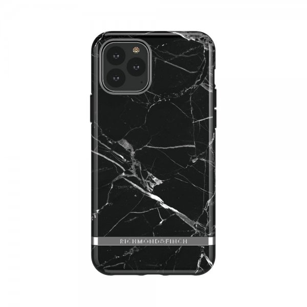 Richmond & Finch iPhone 11 -suojakuori, Black Marble