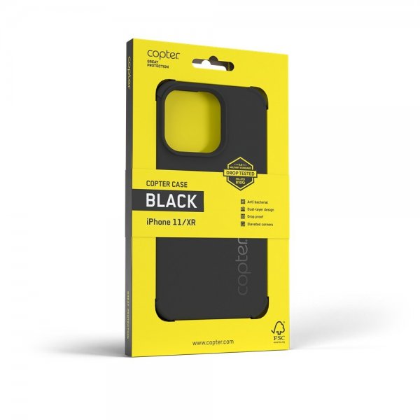 Copter iPhone 11 -suojakuori Copter Case, musta