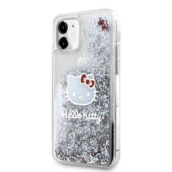 Hello Kitty iPhone 11 -kuori Liquid Glitter Translucent