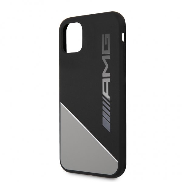 AMG iPhone 11 -suojakuori, nestemäinen silikoni, harmaa