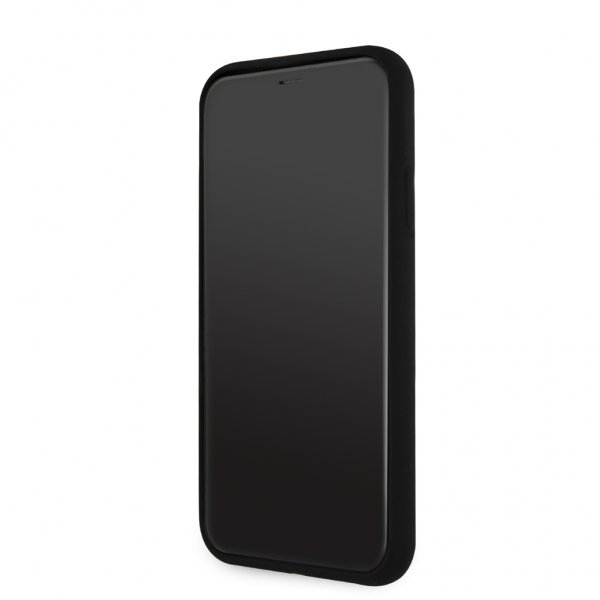 AMG iPhone 11 -suojakuori, nestemäinen silikoni, musta