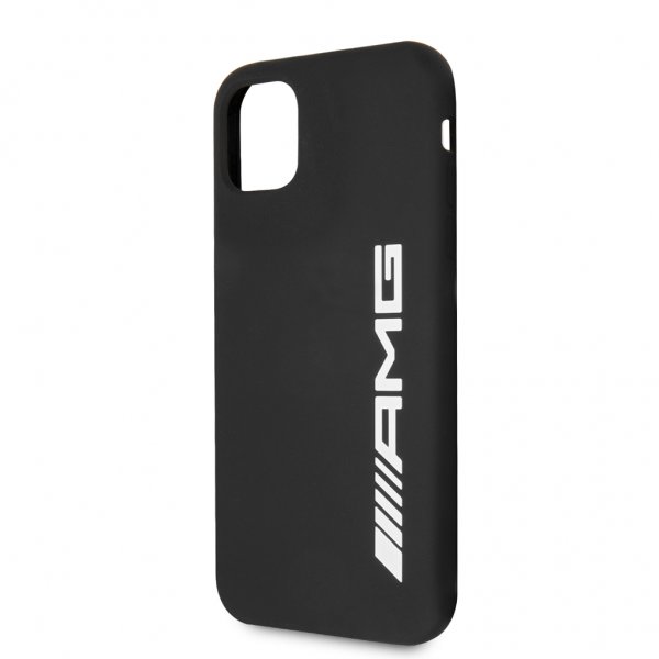 AMG iPhone 11 -suojakuori, nestemäinen silikoni, musta