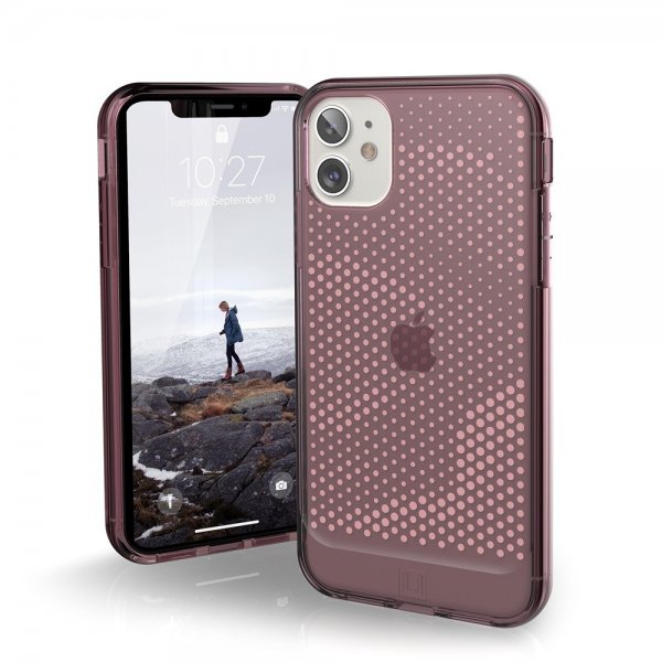 U by UAG iPhone 11 -suojakuori Lucent Dusty Rose