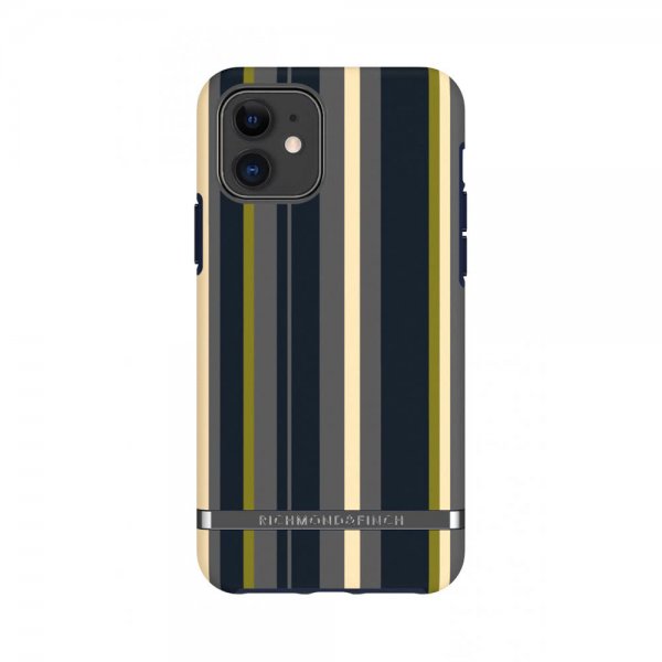 Richmond & Finch iPhone 11 Kuori Navy Stripes