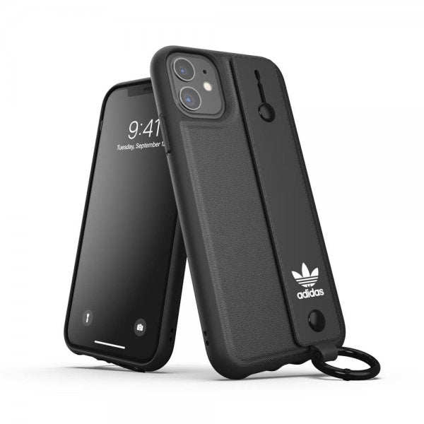 Adidas iPhone 11 -suojakuori tai -kantokahvakuori, musta