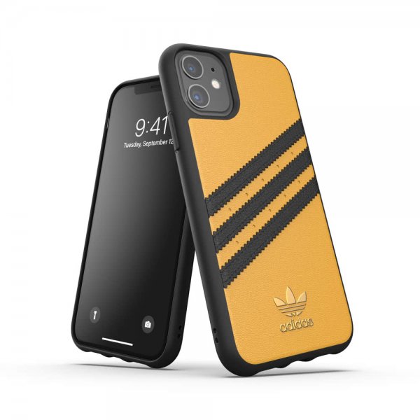 Adidas iPhone 11 -suojakuori, Moulded Case Collegiate Gold