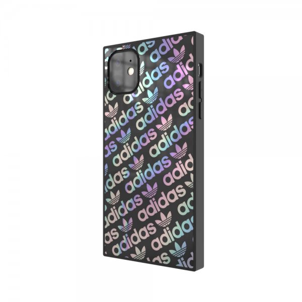 Adidas iPhone 11 -suojakuori OR Square Case FW19, musta, holografinen