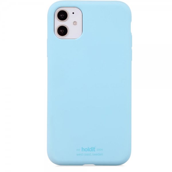 holdit iPhone 11 Silikonikuori Vaaleansininen