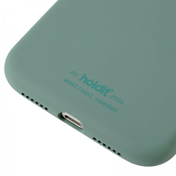 holdit iPhone 11 Silikonikuori Moss Green
