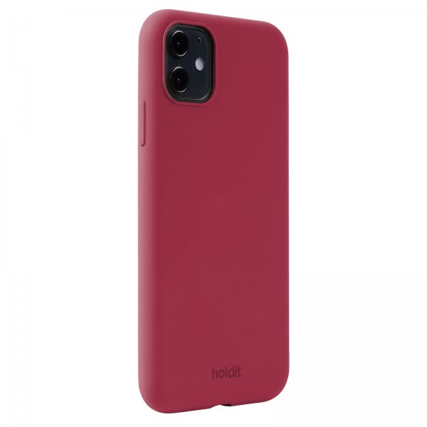 holdit iPhone 11 Silikonisuojakuori Red Velvet