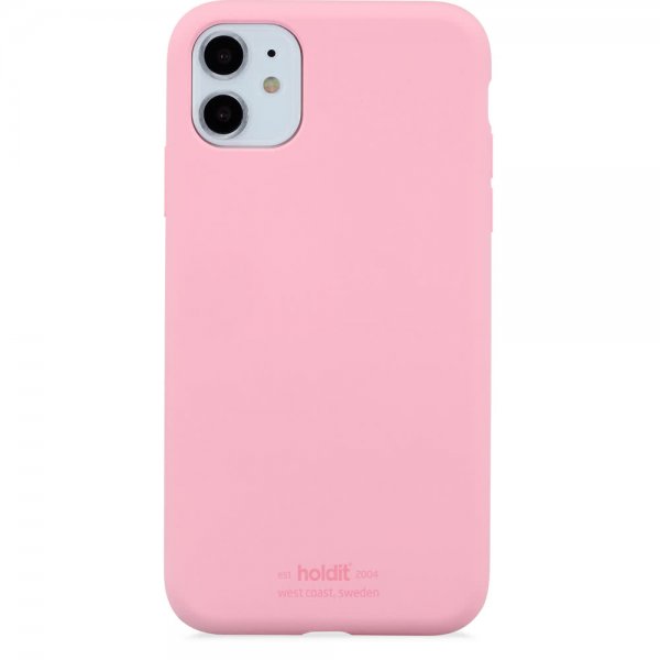 holdit iPhone 11 Silikonikuori Vaaleanpunainen