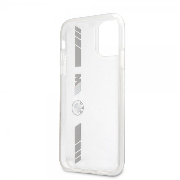 BMW iPhone 11 Kuoret Stripes Silver Transparent