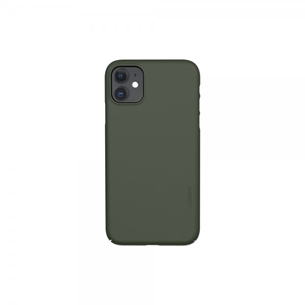 Nudient iPhone 11 -suojakuori Thin Case V3 Pine Green