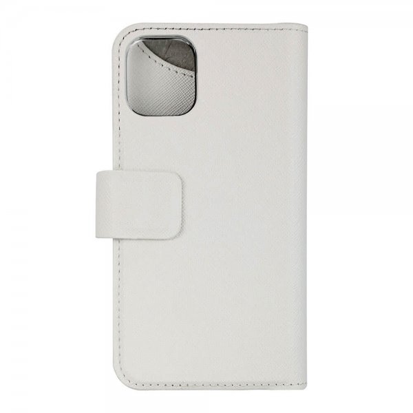 Onsala iPhone 12 Mini Suojakotelo Fashion Edition Irrotettava Kuori Saffiano Valkoinen