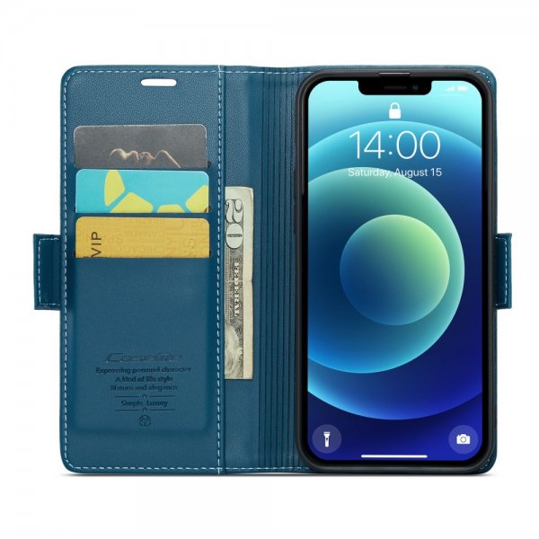 CaseMe iPhone 12/iPhone 12 Pro Kotelo 023 Series Sininen
