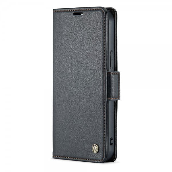 CaseMe iPhone 12/iPhone 12 Pro Kotelo 023 Series Musta