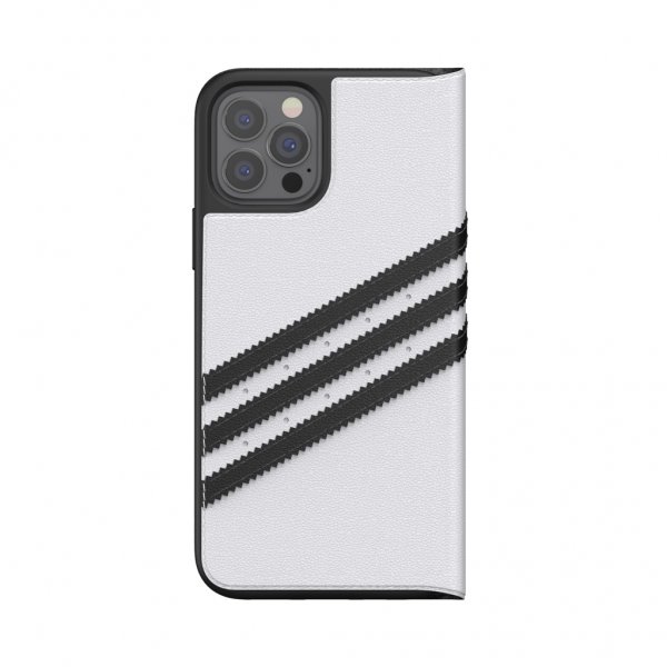 Adidas iPhone 12/iPhone 12 Pro Kotelo Booklet Case Valkoinen