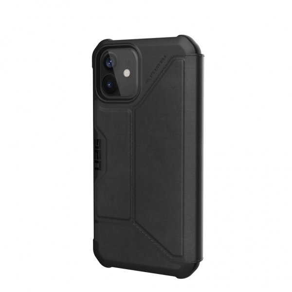 Urban Armor Gear (UAG) iPhone 12/iPhone 12 Pro Kotelo Metropolis Leather Musta