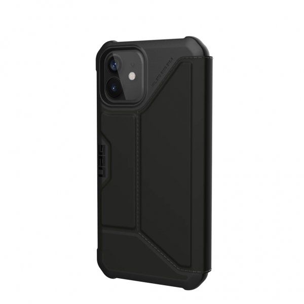 Urban Armor Gear (UAG) iPhone 12/iPhone 12 Pro Kotelo Metropolis PU Musta