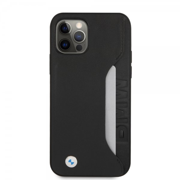 BMW iPhone 12/iPhone 12 Pro Kotelo korttipaikalla Musta