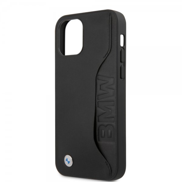 BMW iPhone 12/iPhone 12 Pro Kotelo korttipaikalla Musta