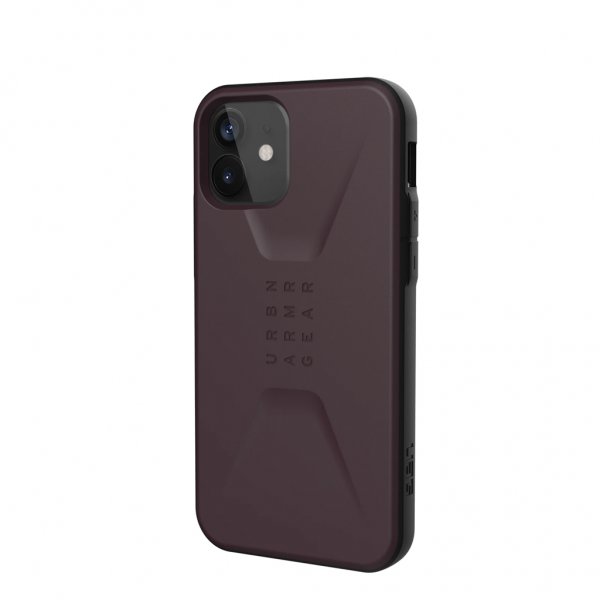Urban Armor Gear (UAG) iPhone 12/iPhone 12 Pro -suojakuori, Civilian Eggplant