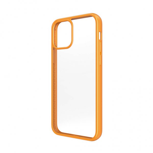 PanzerGlass iPhone 12/iPhone 12 Pro -suojakuori ClearCase Color PG Orange