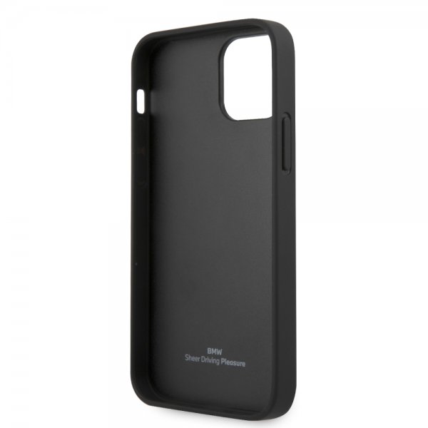 BMW iPhone 12/iPhone 12 Pro Suojakuori Debossed Stripes Musta