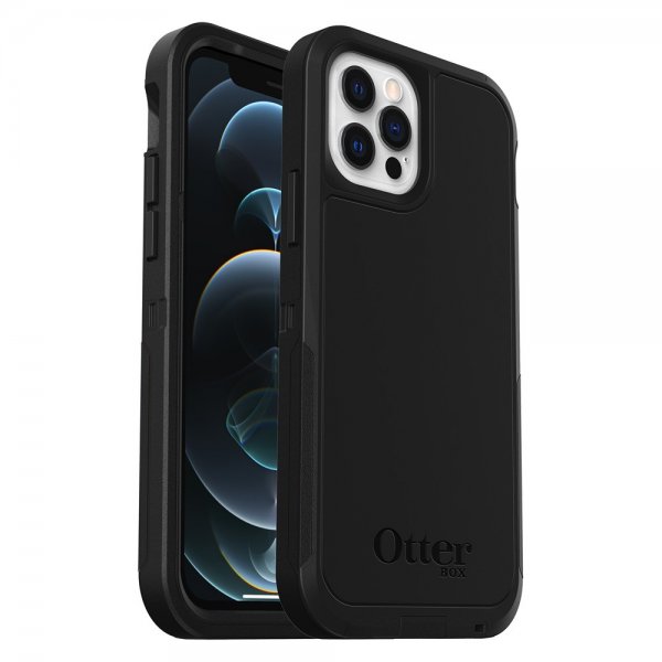 Otterbox iPhone 12/iPhone 12 Pro -kuori Defender XT MagSafe, musta