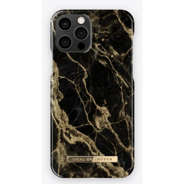 Ideal of Sweden iPhone 12/iPhone 12 Pro -kuori Fashion Case Golden Smoke Marble