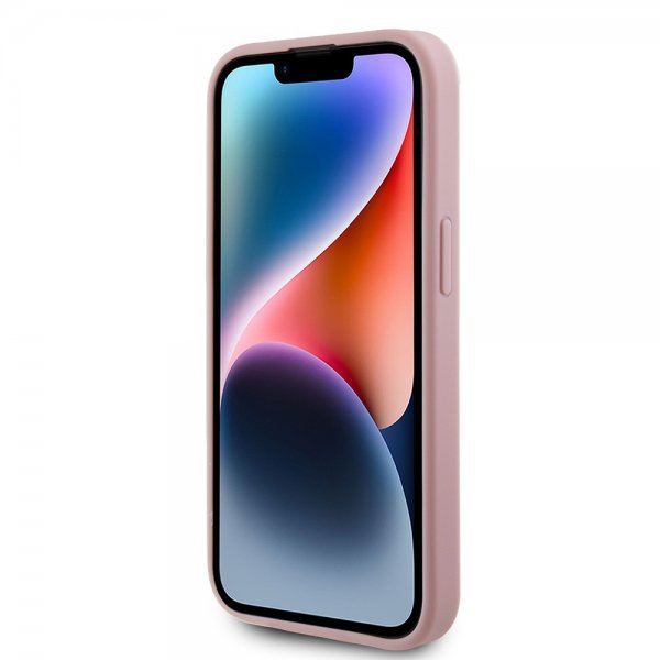 Guess iPhone 12/iPhone 12 Pro Kuori Fixed Glitter Pinkki