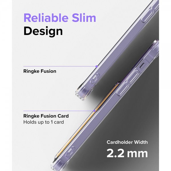 Ringke iPhone 12/iPhone 12 Pro Suojakuori Fusion Card Clear